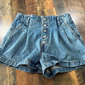 Abercrombie and fitch jean shorts